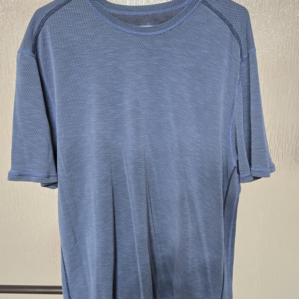 Men's Blue Crewneck Tommy Bahama Shirt